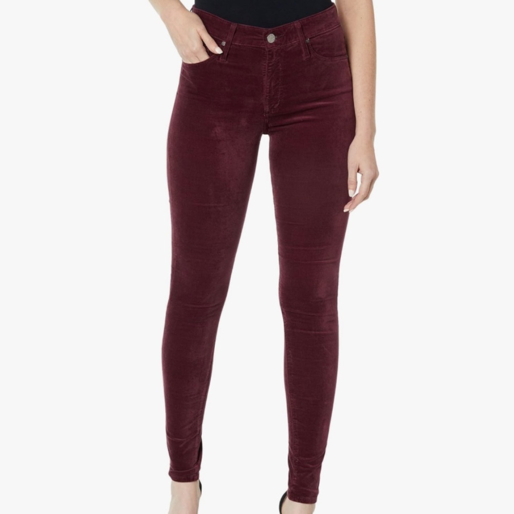 AG Jeans Farrah Skinny High Rise Velvet
